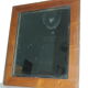 Old bevelled mirror  50x56cm