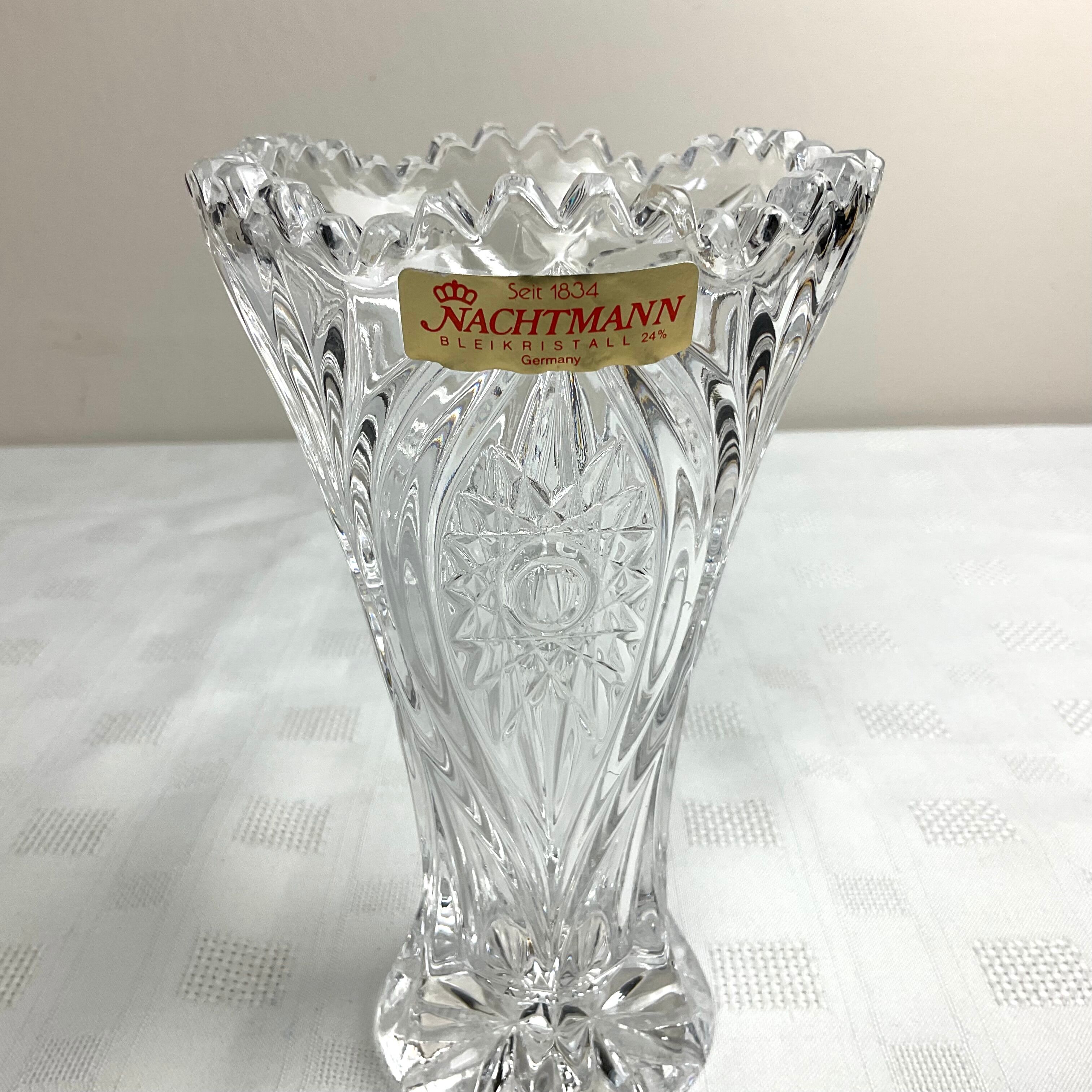 Vintage Nachtmann crystal vase