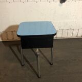 Lot chairs + blue formica stool