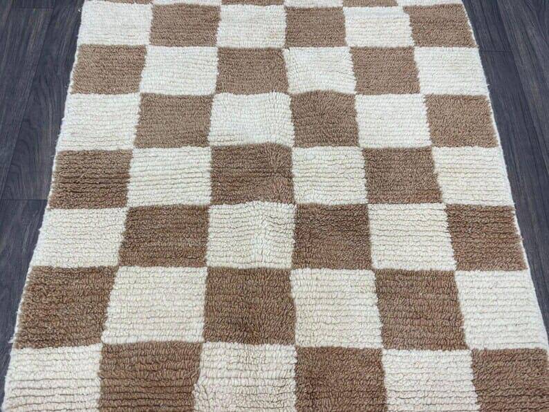 Handmade Moroccan Atlas wool rug size 140 x 260 cm