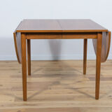 Table à manger extensible en teck danois, années 1960
