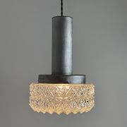 Ancienne petite suspension scandinave vintage