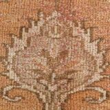 7x9 Vintage Salmon Orange & Beige Living Room Persian Vintage Rug,168x257cm