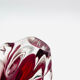 Murano Vase Fratelli Toso Chambord Sommerso Ruby Red 25.5cm