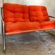 Vintage sofa 1970's pop tubing chrome