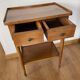 Small solid wood cabinet – vintage style with 2 drawers