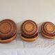 Set of three nesting bamboo boxes – China – 1980s