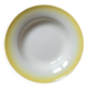 Yellow tie and dye deep plate
