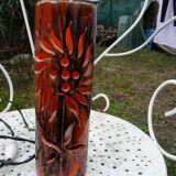 Lampe en céramique signée camos - vallauris, 1960