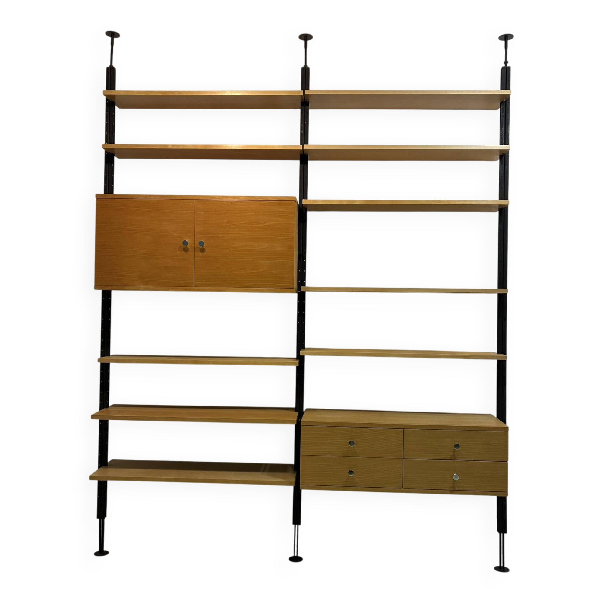 Wall Library or Floor/Ceiling in Blonde Beech