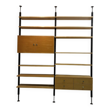 Wall Library or Floor/Ceiling in Blonde Beech