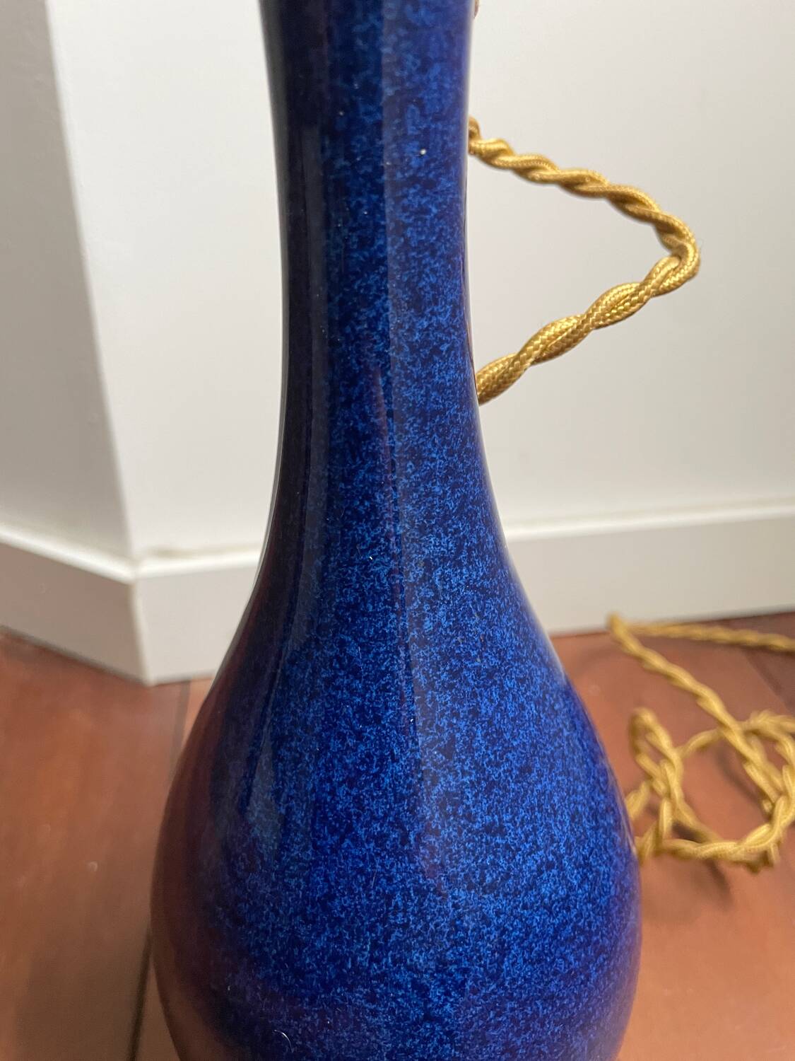 Pied de Lampe Porcelaine de Sèvres 1900