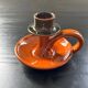 Earthenware candle holder
