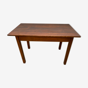 Table de cuisine de ferme en bois massif 120x65 1950