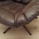 Leather swivel chair, Danish design, 1960s, designer: H.W. Klein, manufactu