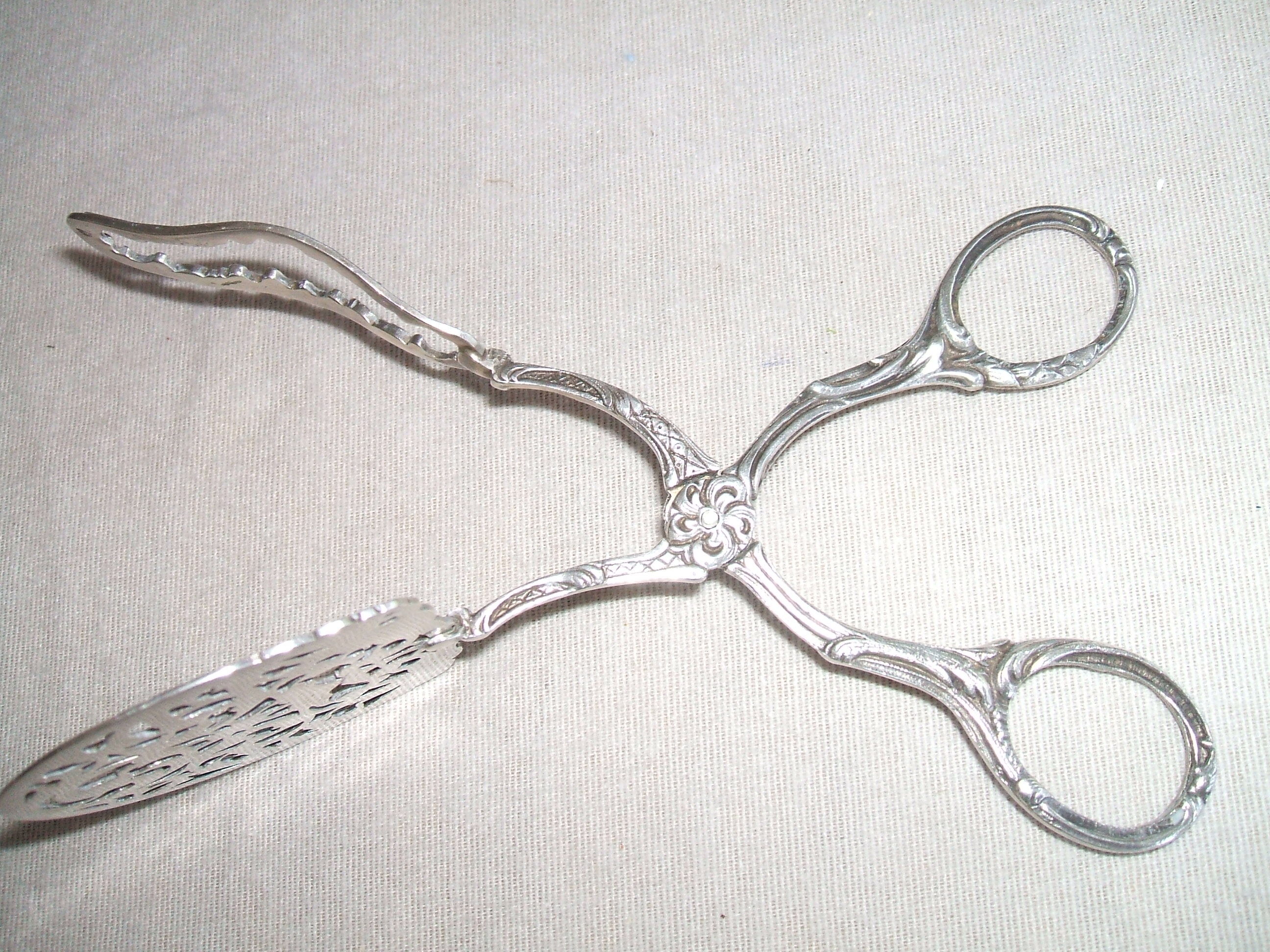 Pince a cake massive silver