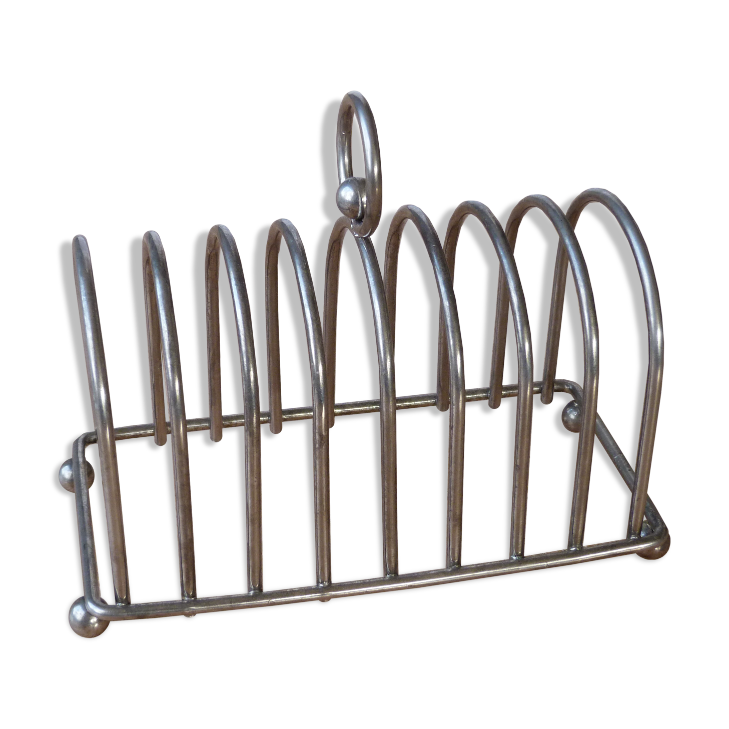 Silver metal toast door 8 compartments