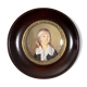 Miniature signed Hil hand painted mid-20th century Prince Adolphe