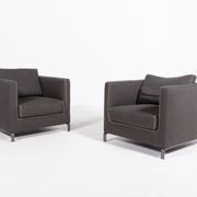 Pair of B&B Italia ‘Ray’ armchairs designed by Antonio Citterio