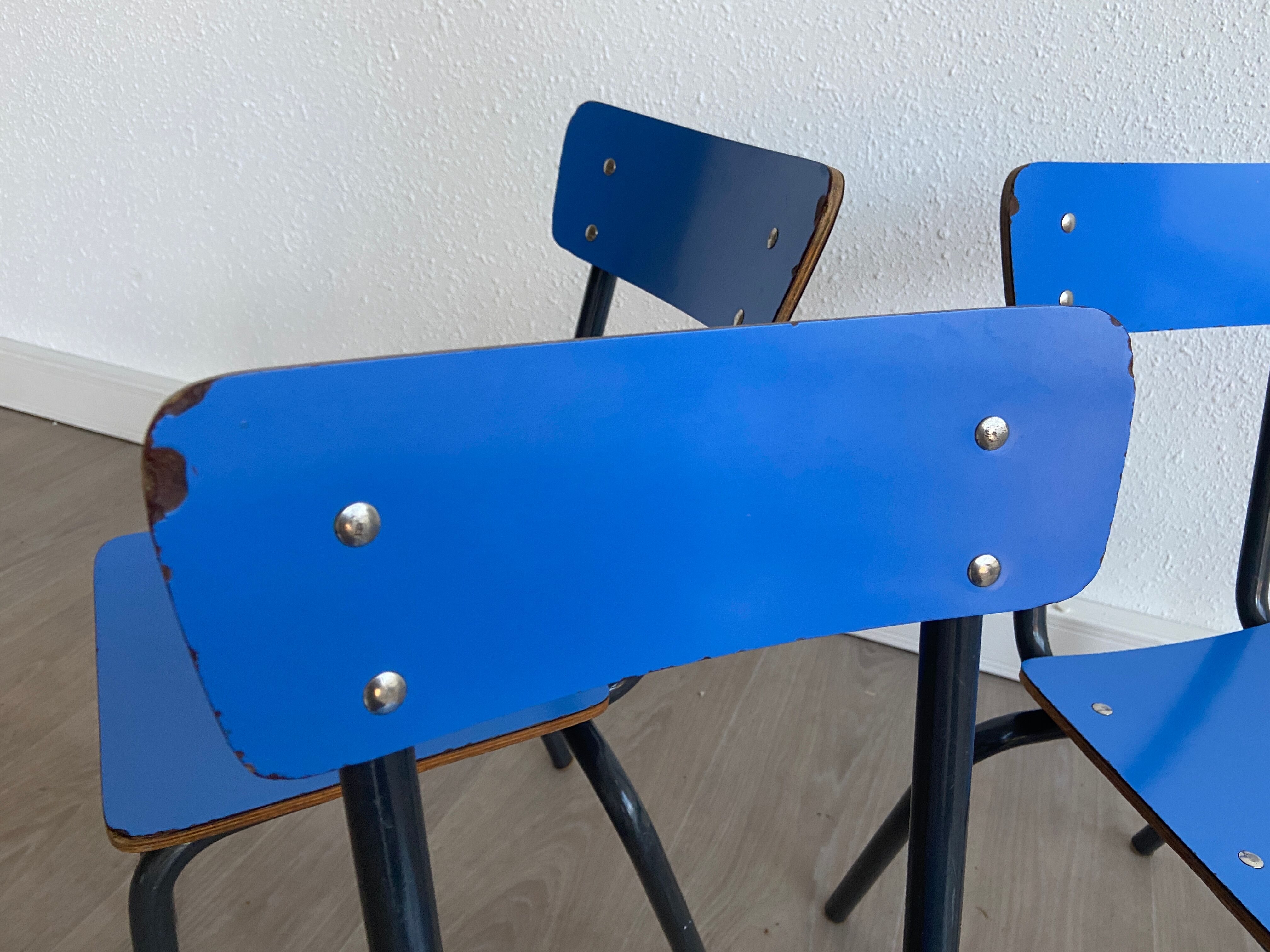 Formica vintage kindergarten chair 70s