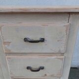 Parisian buffet, chippy paint effect