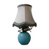 BLUE OPALINE BEDSIDE LAMP