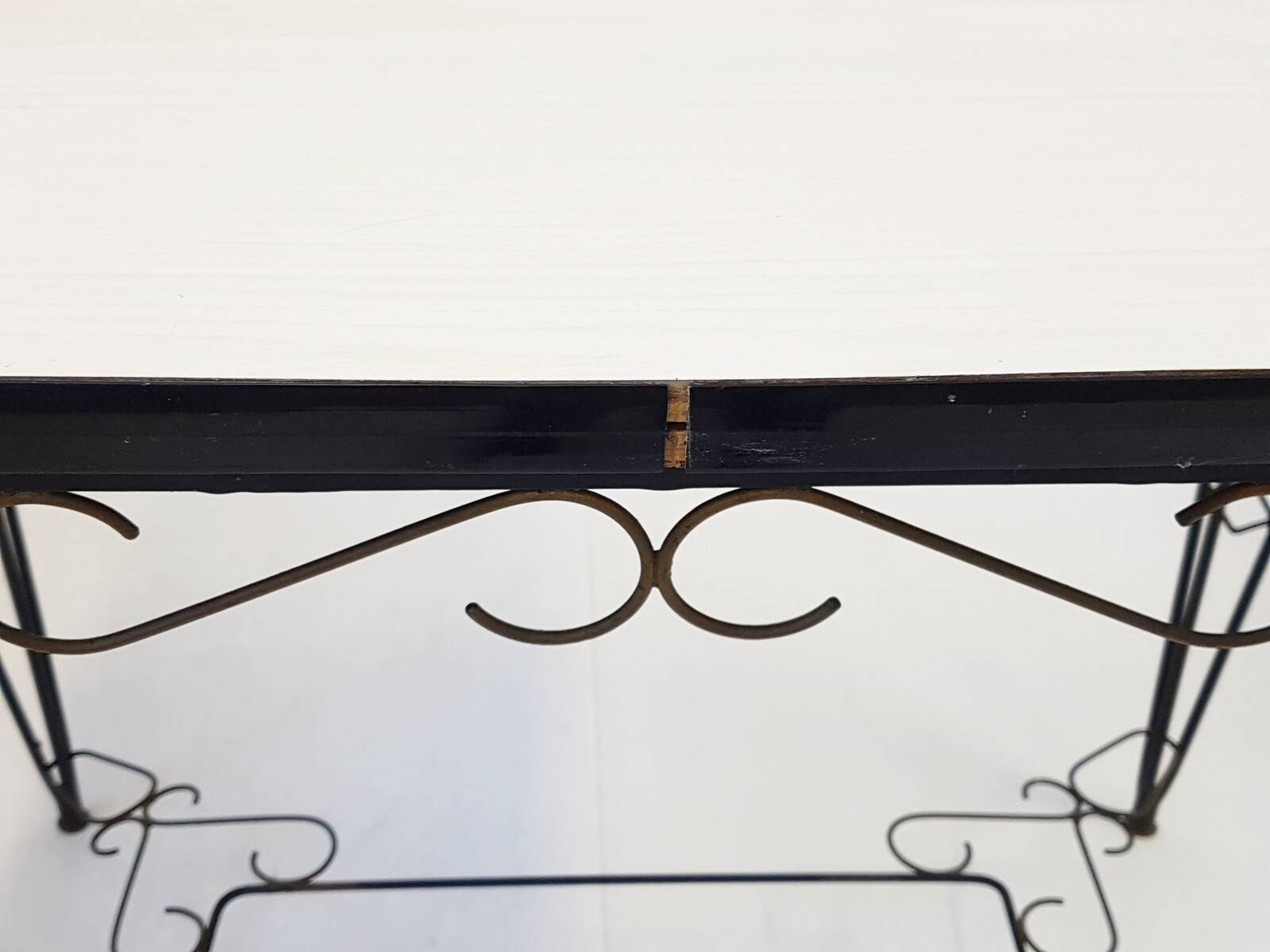 Formica table heart club diamond 1950 vintage 50s rockabilly 50's