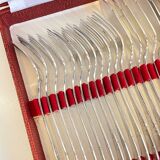 PLATIL 12 Couverts à Poisson  Métal Argenté