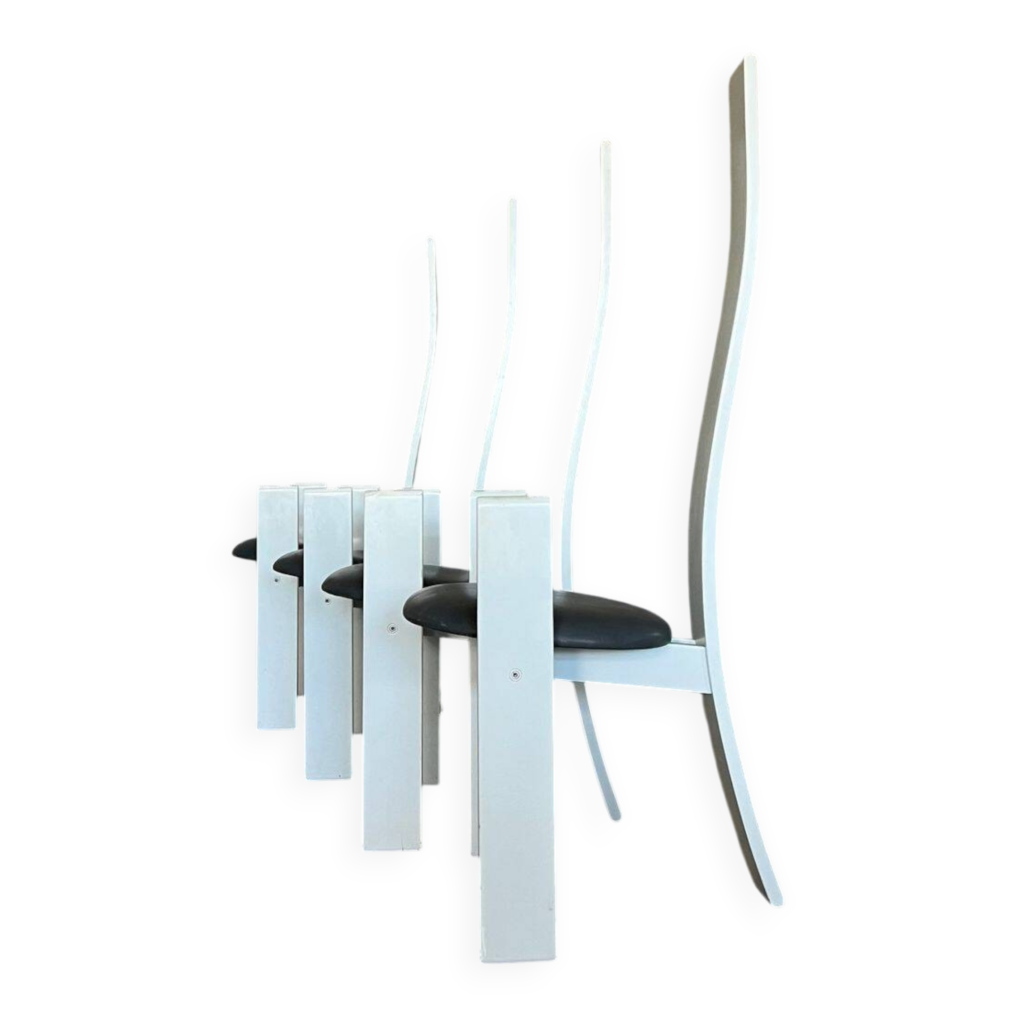 “Golem” chairs by Vico Magistretti for Carlo Poggi Pavia, 1968