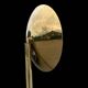 vintage lamp post in teak and brass