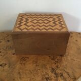 Wooden box and marquetry
