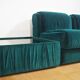 Fauteuils en Chenille de Seven Salotti, 1970s, Set de 5