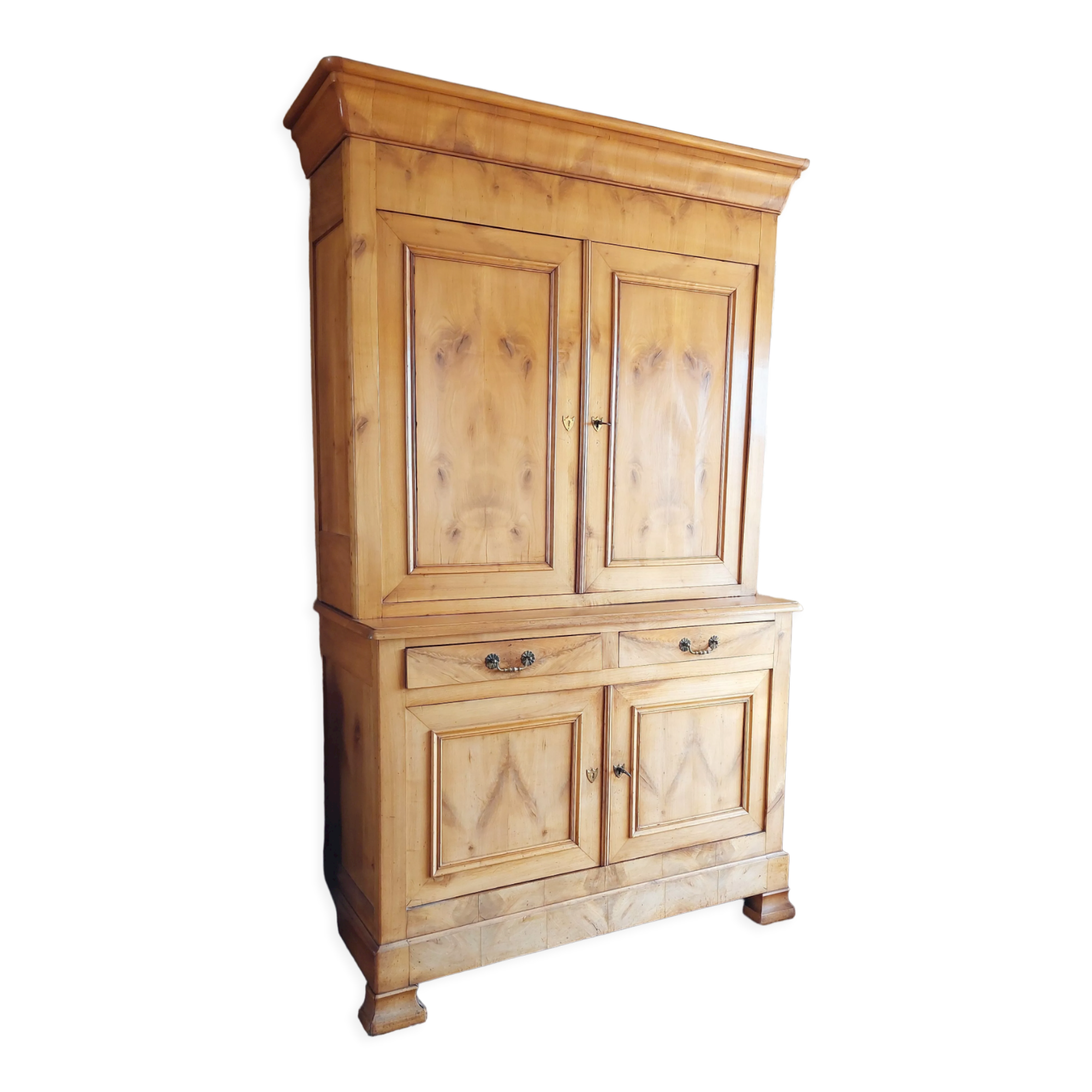 Buffet 2 body Louis Philippe Merisier massif