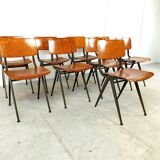 Vintage industrial dining chairs, 1960s