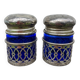 Silver-plated salt and pepper shaker, 1950s