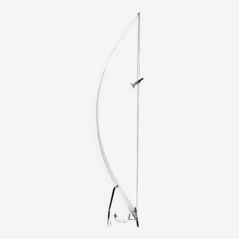 Large arc plexiglass floor lamp