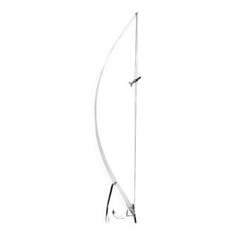 Grand lampadaire arc en plexiglas