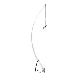 Large arc plexiglass floor lamp