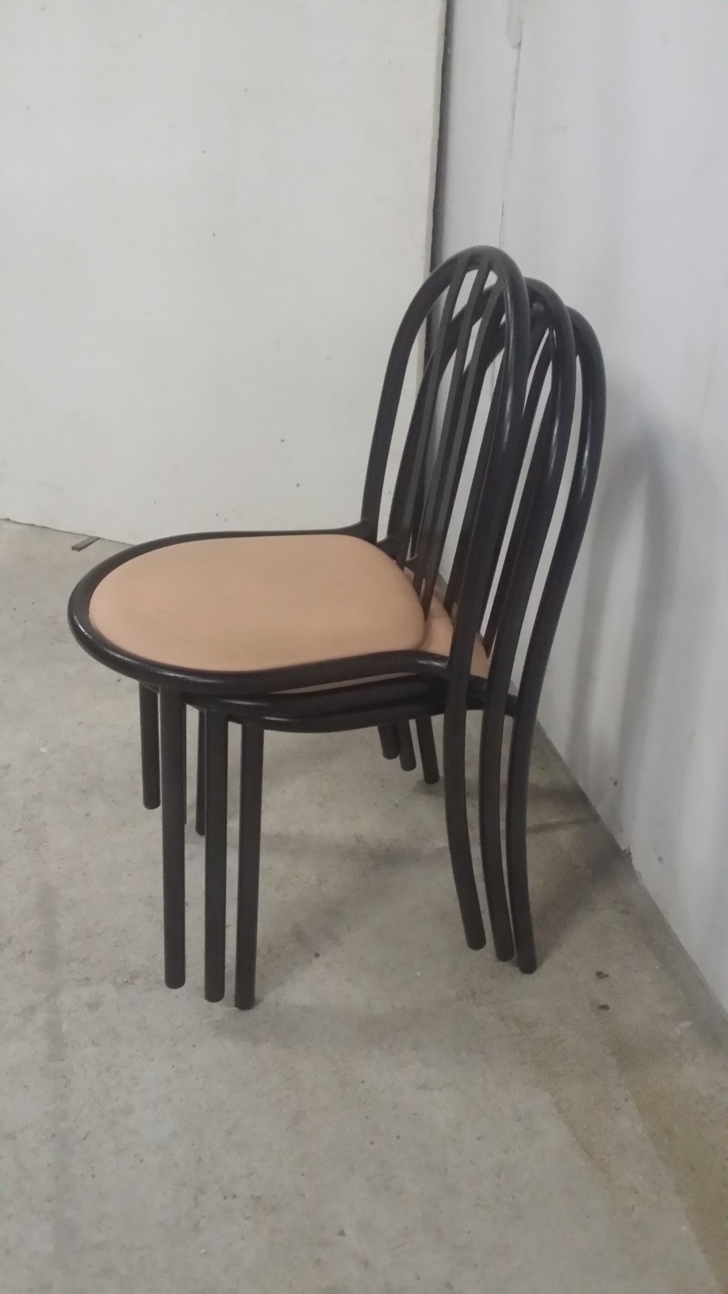 Set of 3 factory chairs