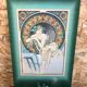 Old metal plate mucha the great masters litho art vintage decoration