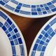 Lot de 9 assiettes creuses Badonviller modèle Nil