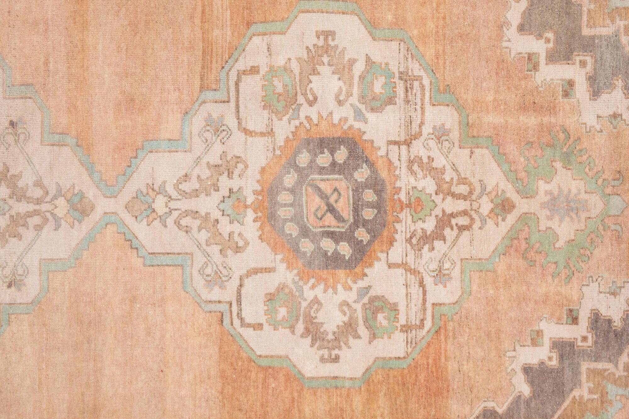 Vintage Turkish hallway rug 150x313 cm