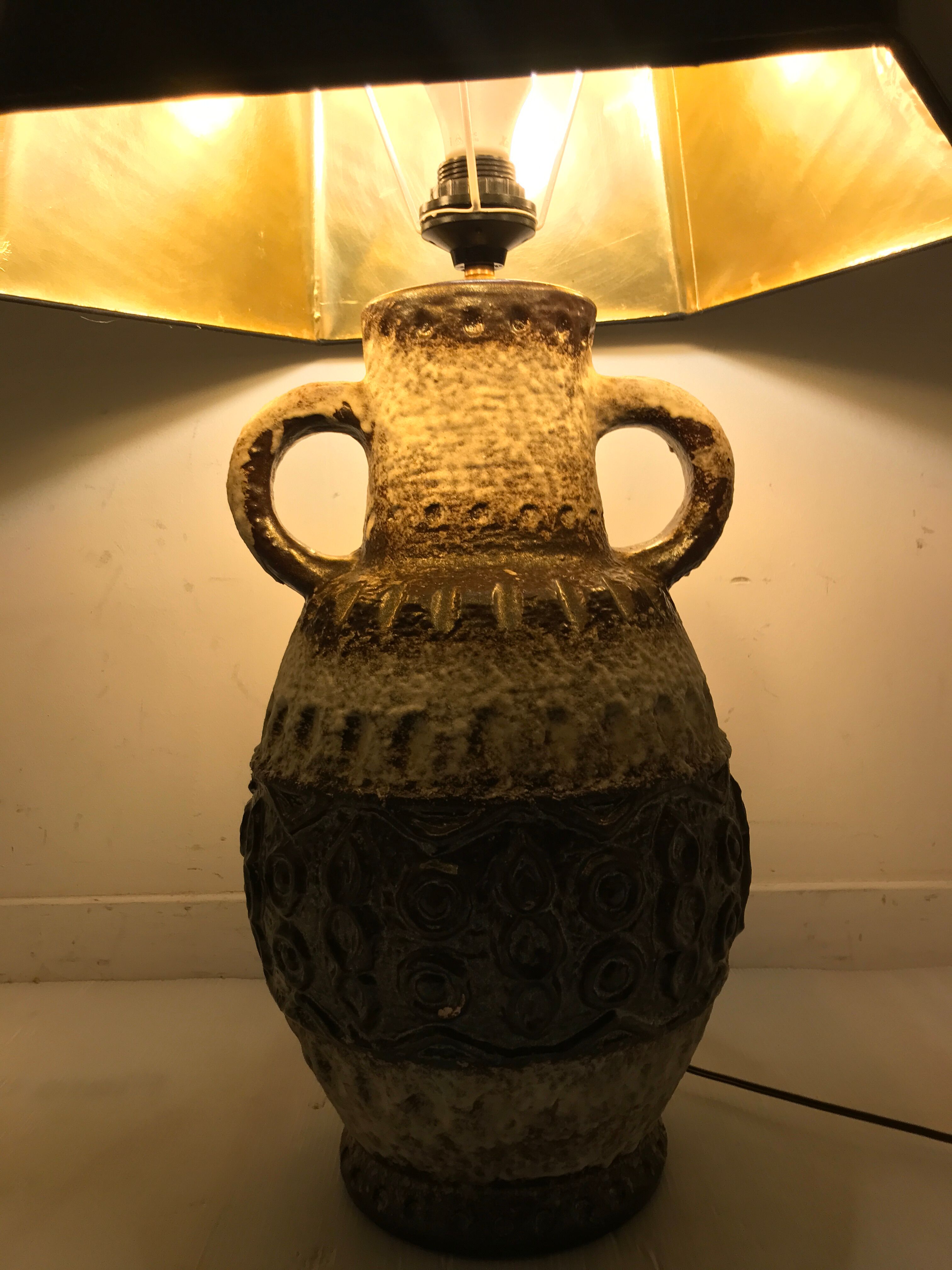 Ceramic lamp accosted 50s-60s