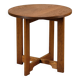 Table d'appoint en chêne de l'École d'Amsterdam Art Déco moderniste néerlandaise.