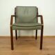 Armchair, Walter Knoll Art Collection, beech, leather, 1980s