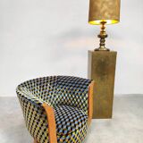 Vintage brass Hollywood Regency table lamp 1960
