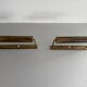 Pair of brass wall lights with adjustable heads from the mid-20th century, 1960, Germany.