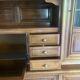Meuble buffet Bibliotheque Bois massif merisier