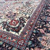 Large vintage carpet Sino Persian Tabriz fine, handmade 247x315 cm
