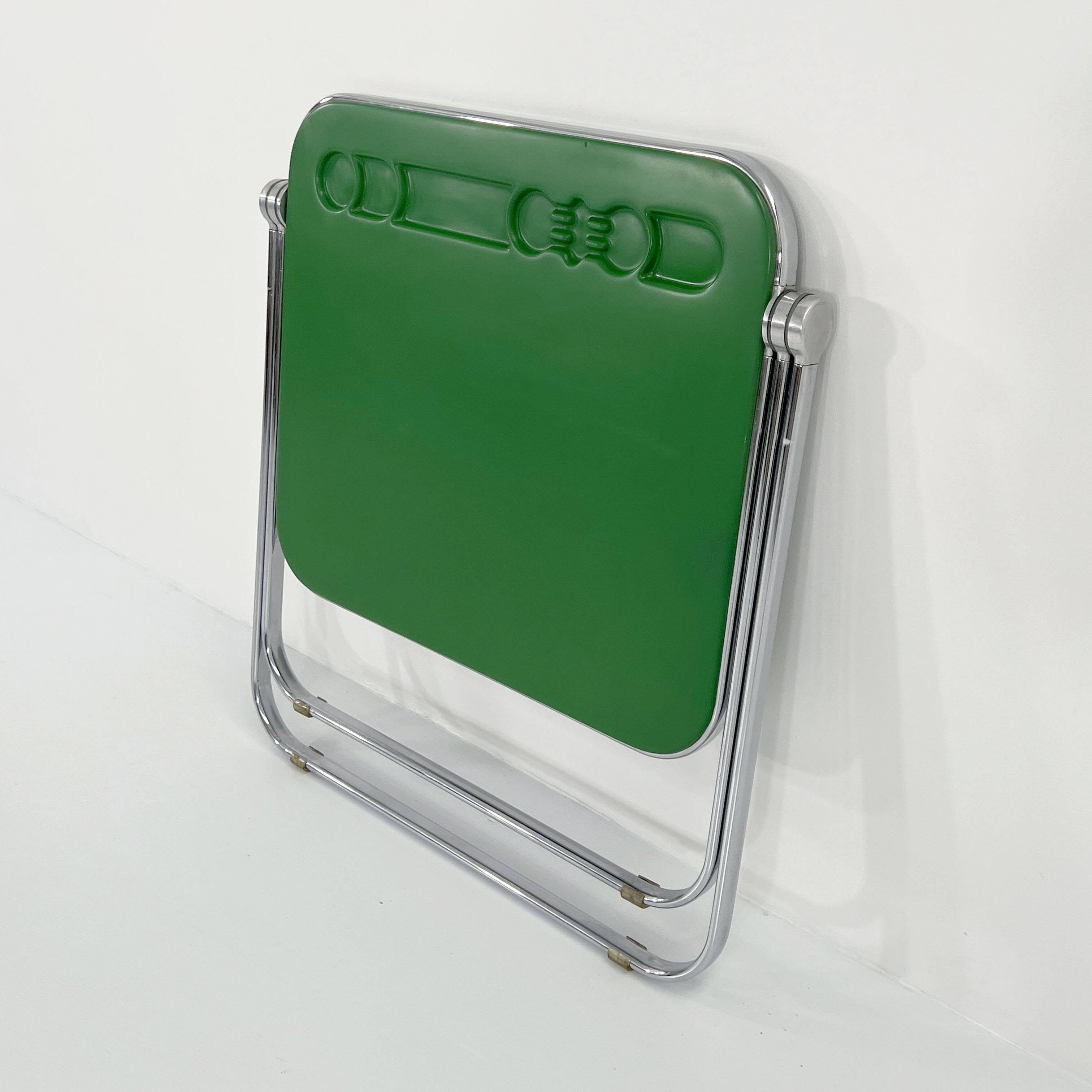 Platone Green Folding Desk by Giancarlo Piretti for Anonima Castelli, 1970